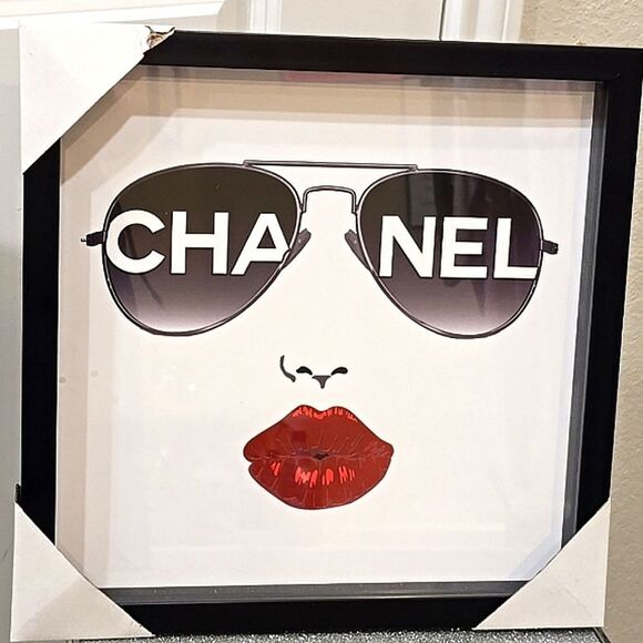 Empire Art Direct Chanel Picture Perfect Framed Wall Decor - Picture 2 of 4